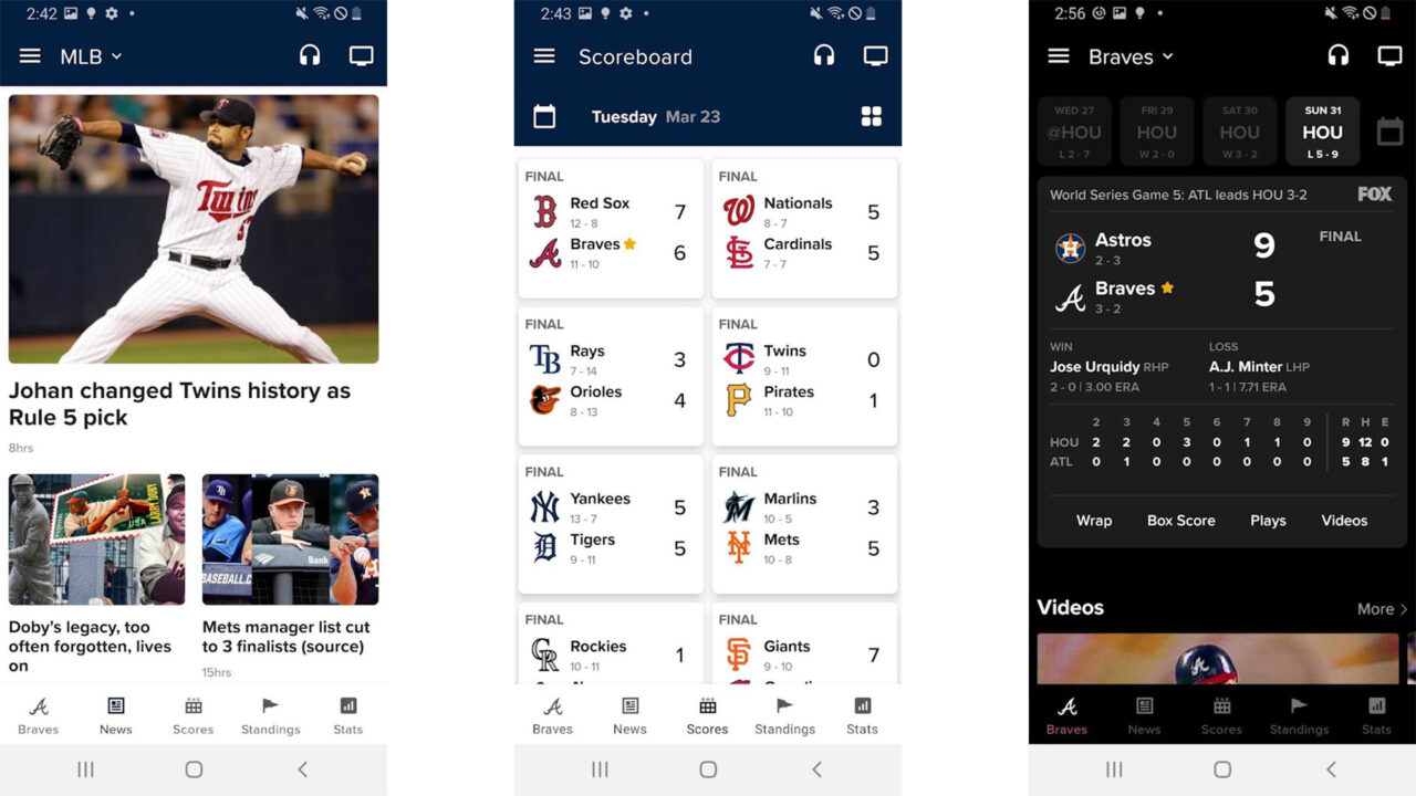 10 best baseball apps and MLB apps for Android Android Authority