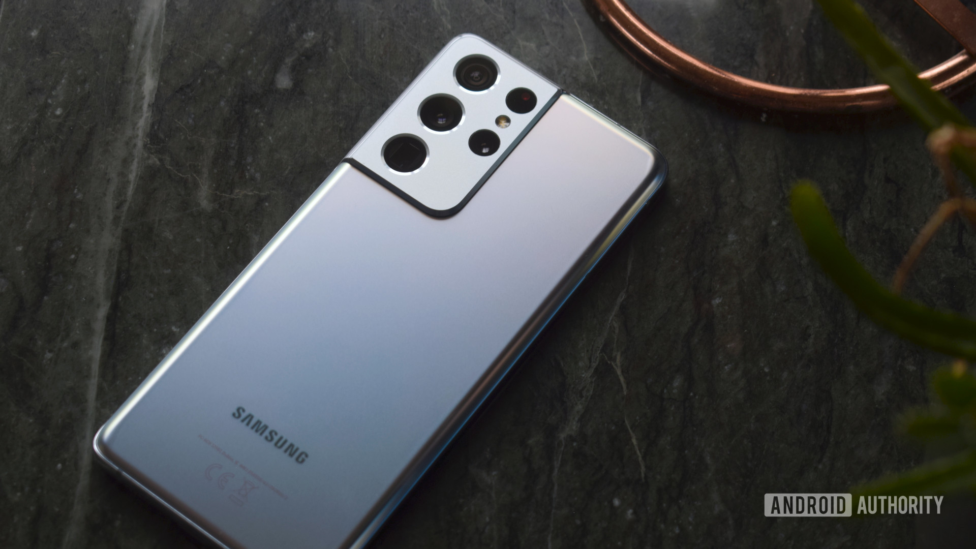 Samsung Galaxy S21 Ultra Gümüş arduvaz
