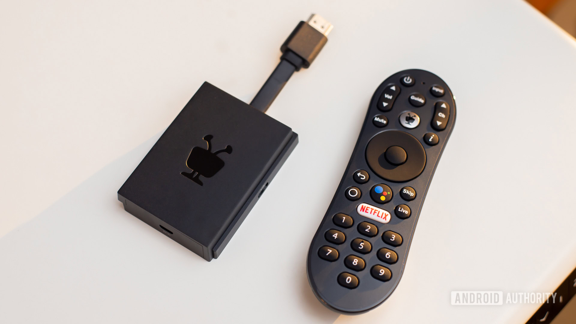 TiVo Stream 4K review - remote and the dongle