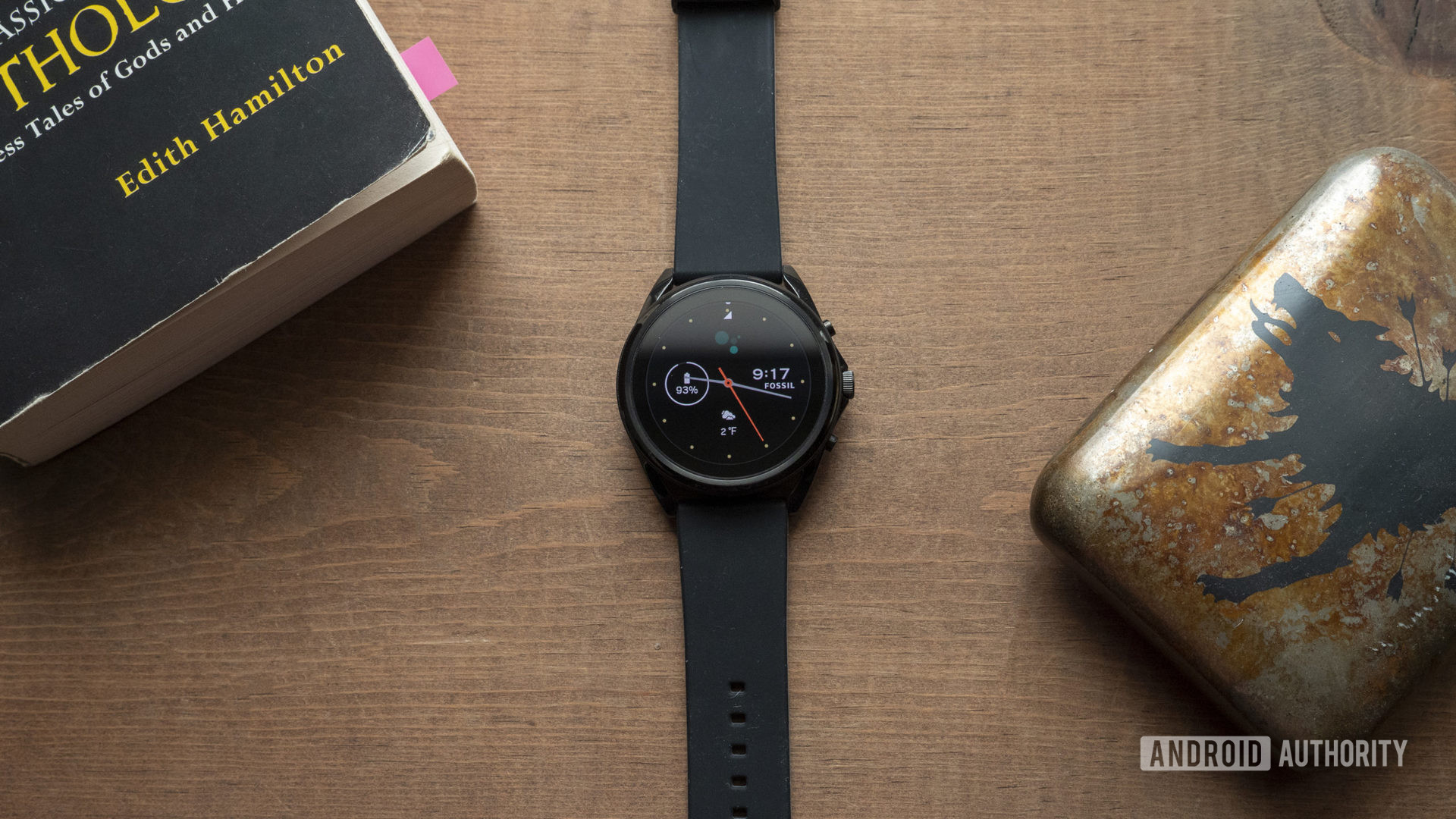 fossil gen 5 lte review wear os smartwatch on table