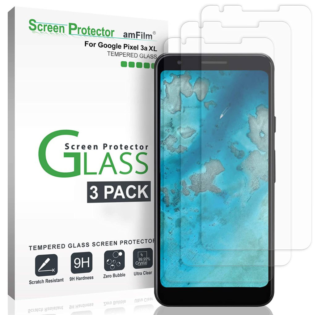 pixel 3a xl amfilm tempered glass