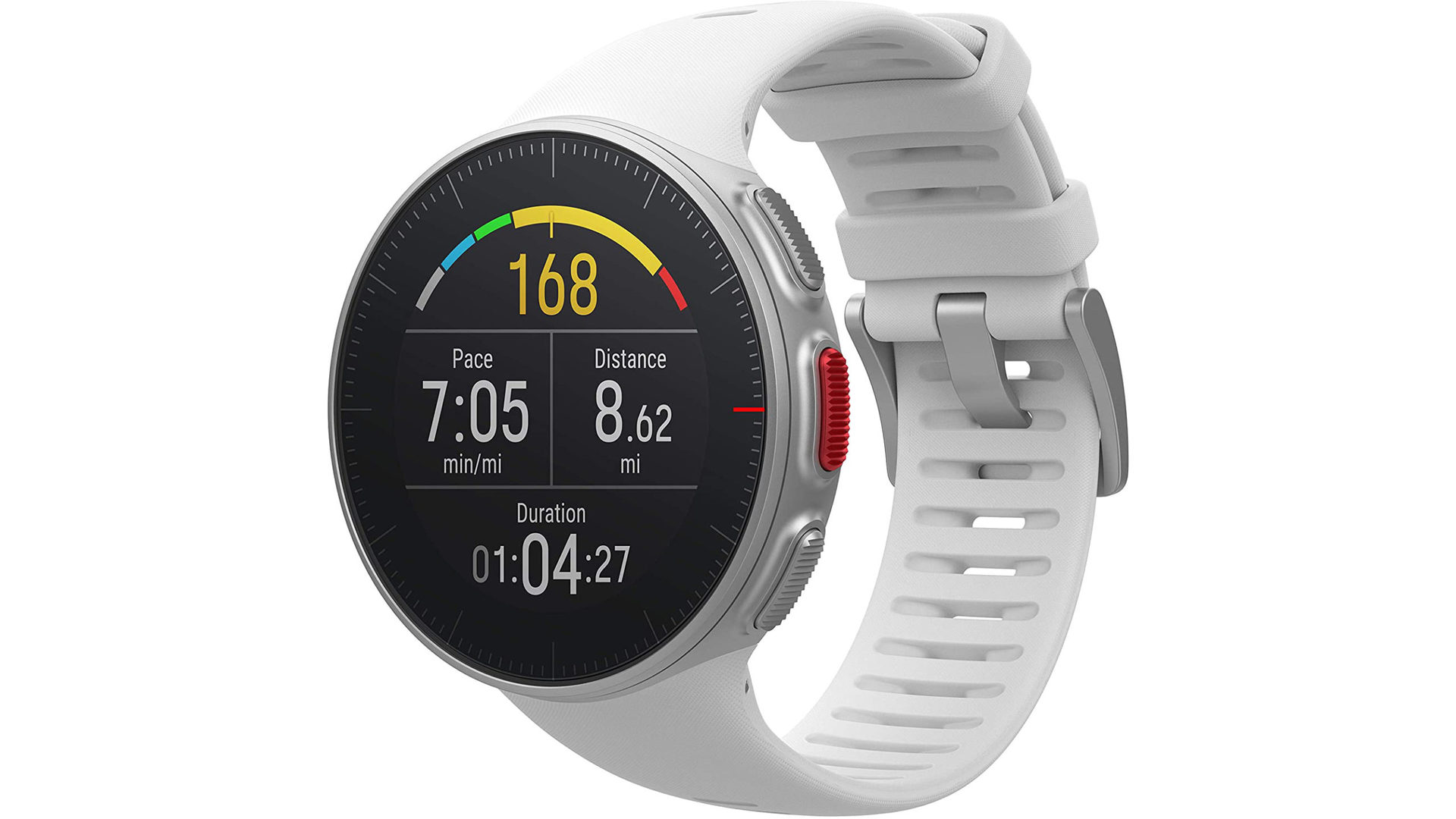 A product image of a Polar Vantage V in white.