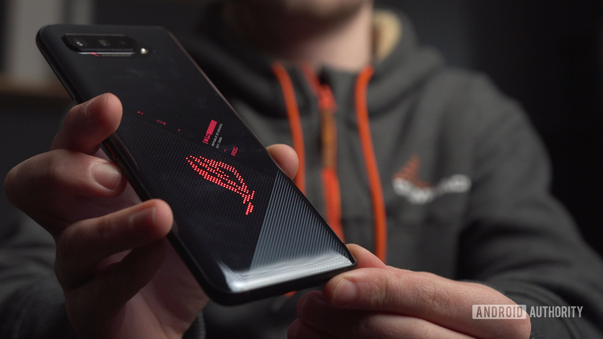 Asus ROG Phone 5 ROG RGB logo