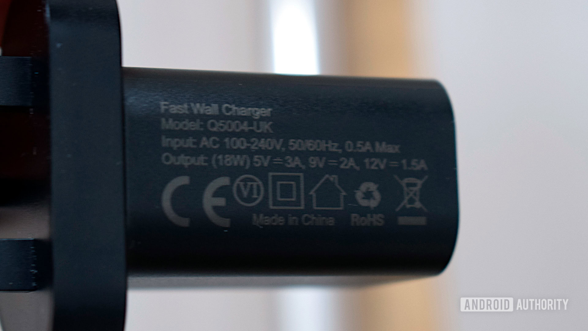 Choetech USB C charger 18W charger specs