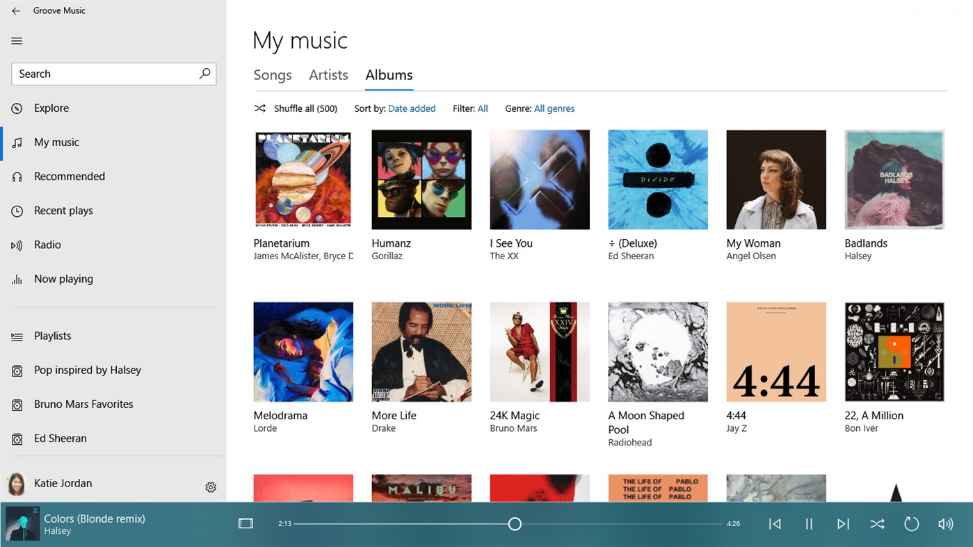 Groove Music - The best music players for pc