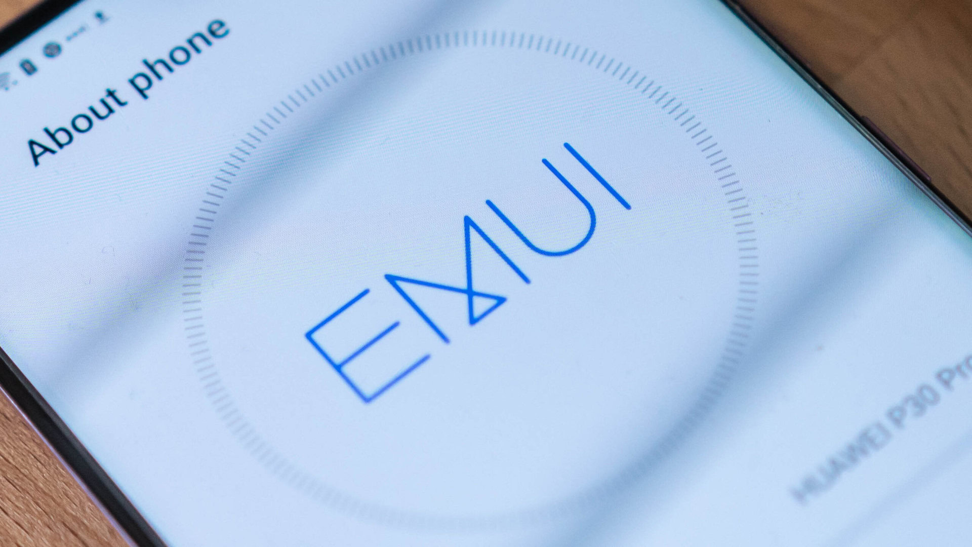 HUAWEI P30 Pro EMUI logo