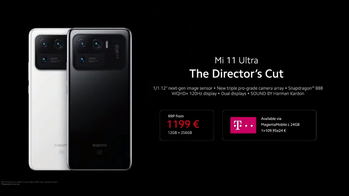 Mi 11 Ultra european pricing