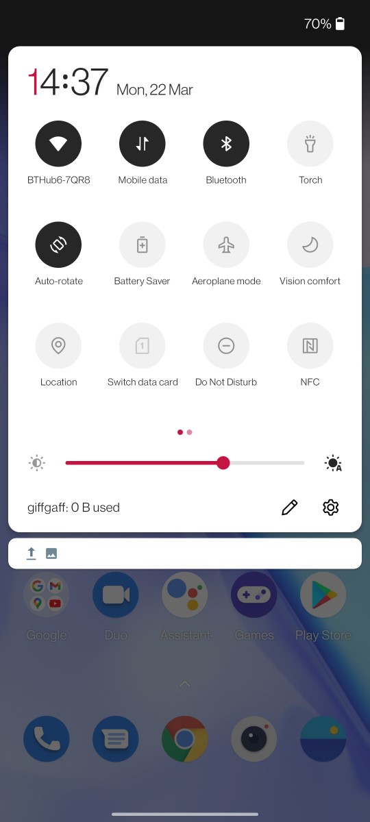 OnePlus 9 Oxygen OS 11 Shade