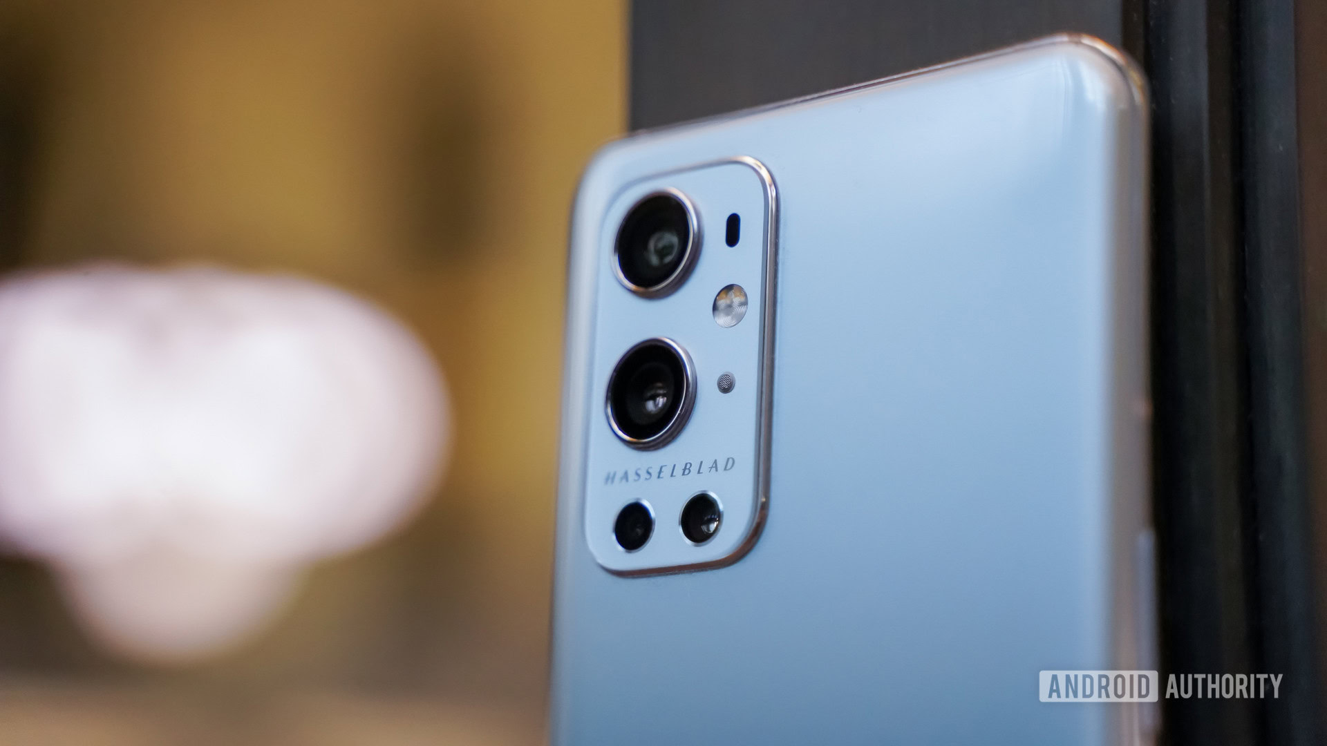 The OnePlus 9 Pro camera module.