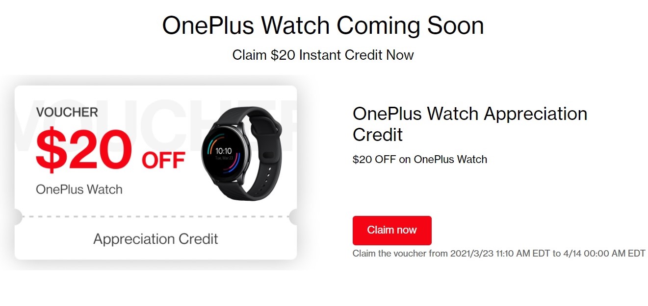 Oneplus Watch Deal