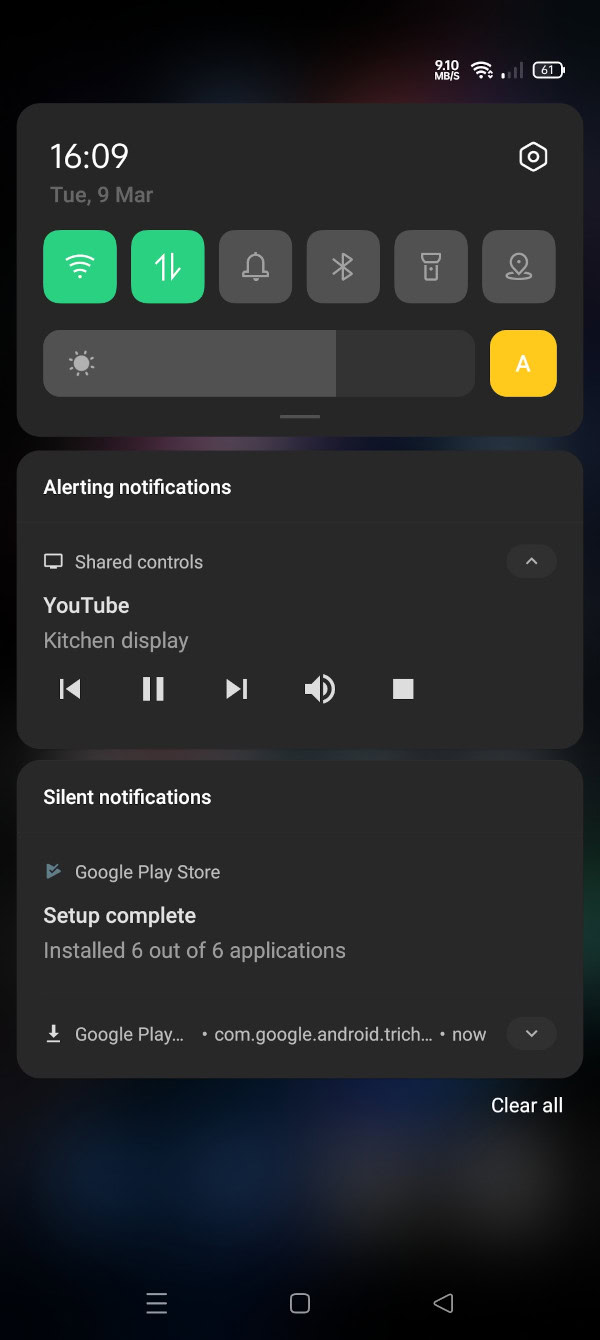 OPPO Find X3 Pro ColorOS notifications