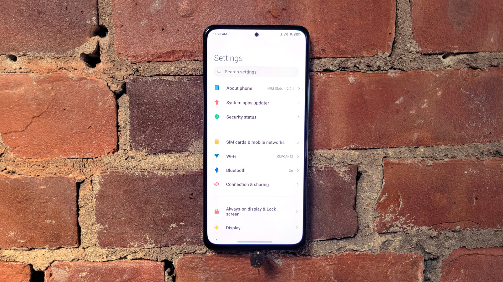 POCO F3 Review Settings App