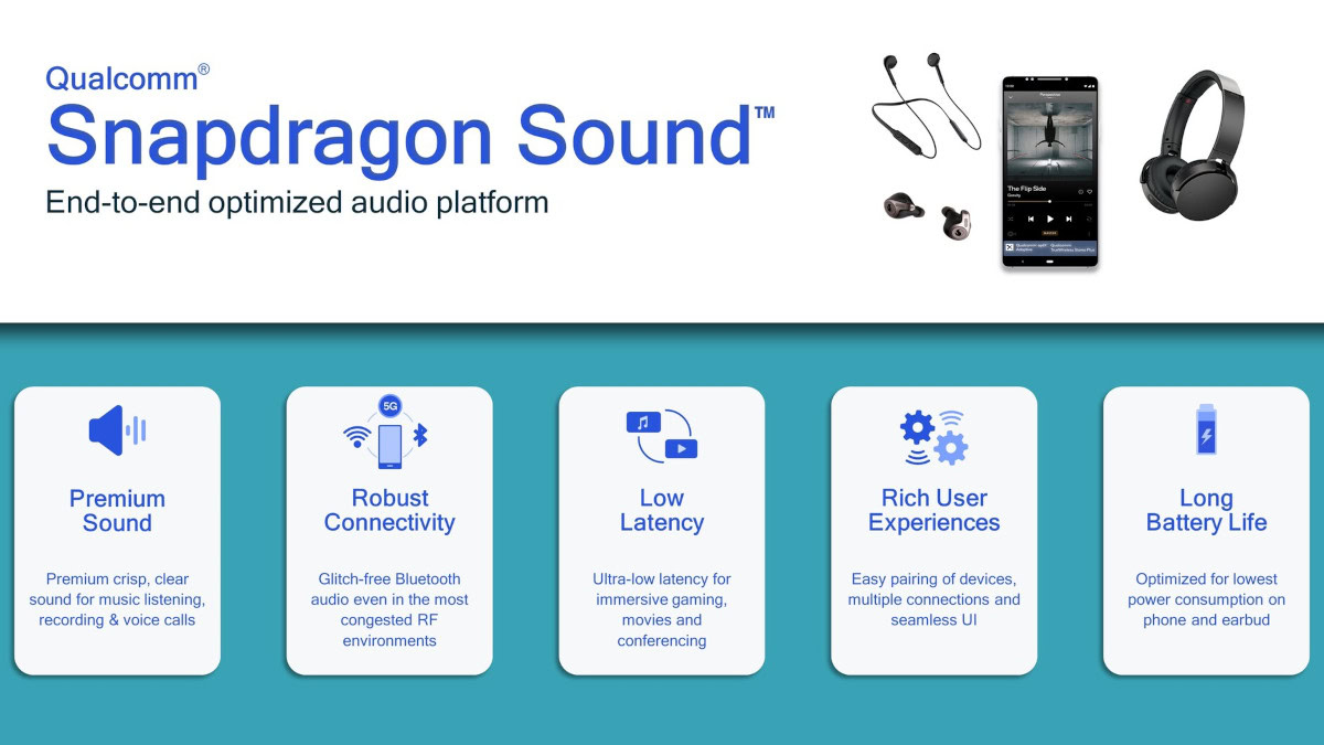 Qualcomm Snapdragon Sound slide