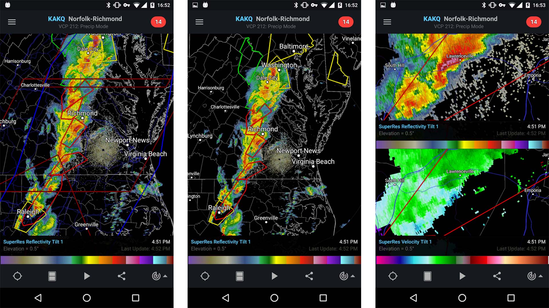 RadarScope screenshot