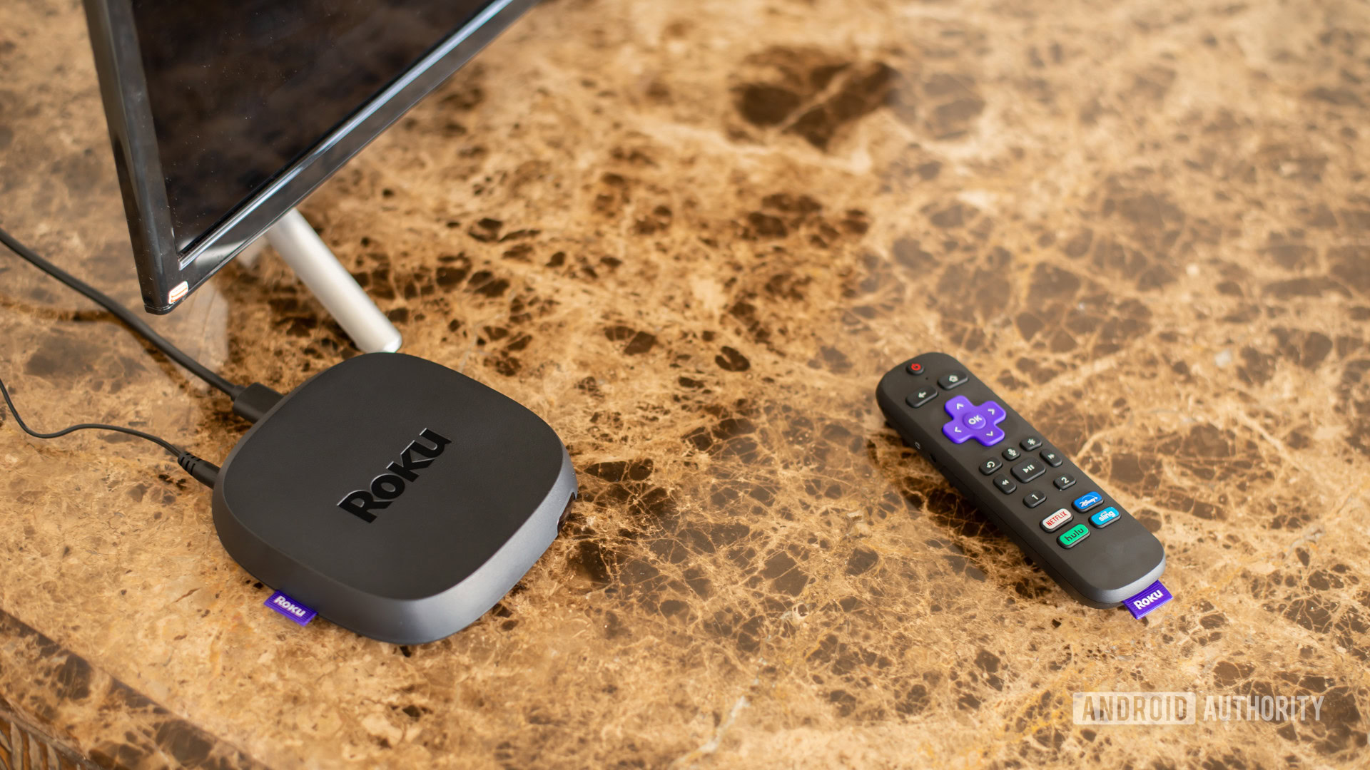 Roku Ultra connected to TV 1