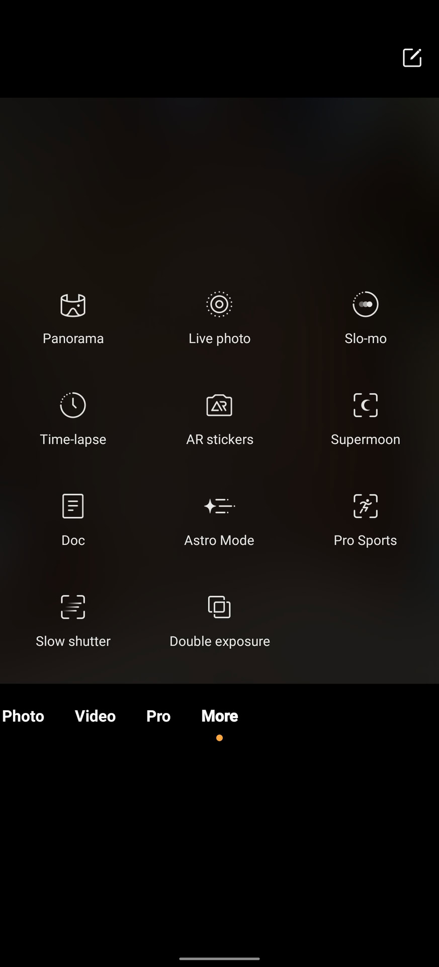 Vivo X60 Pro Plus camera modes
