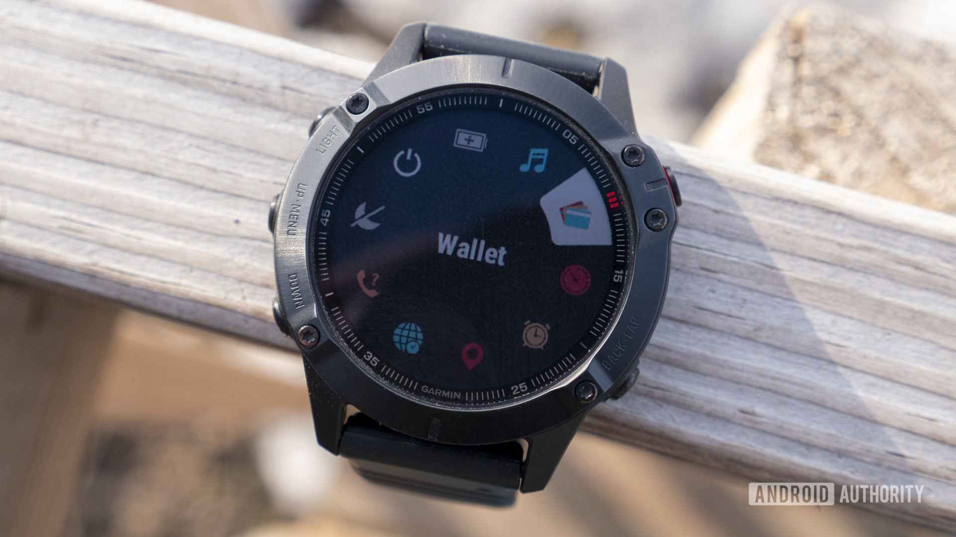 garmin pay wallet shortcut on Garmin Fenix 6 Pro