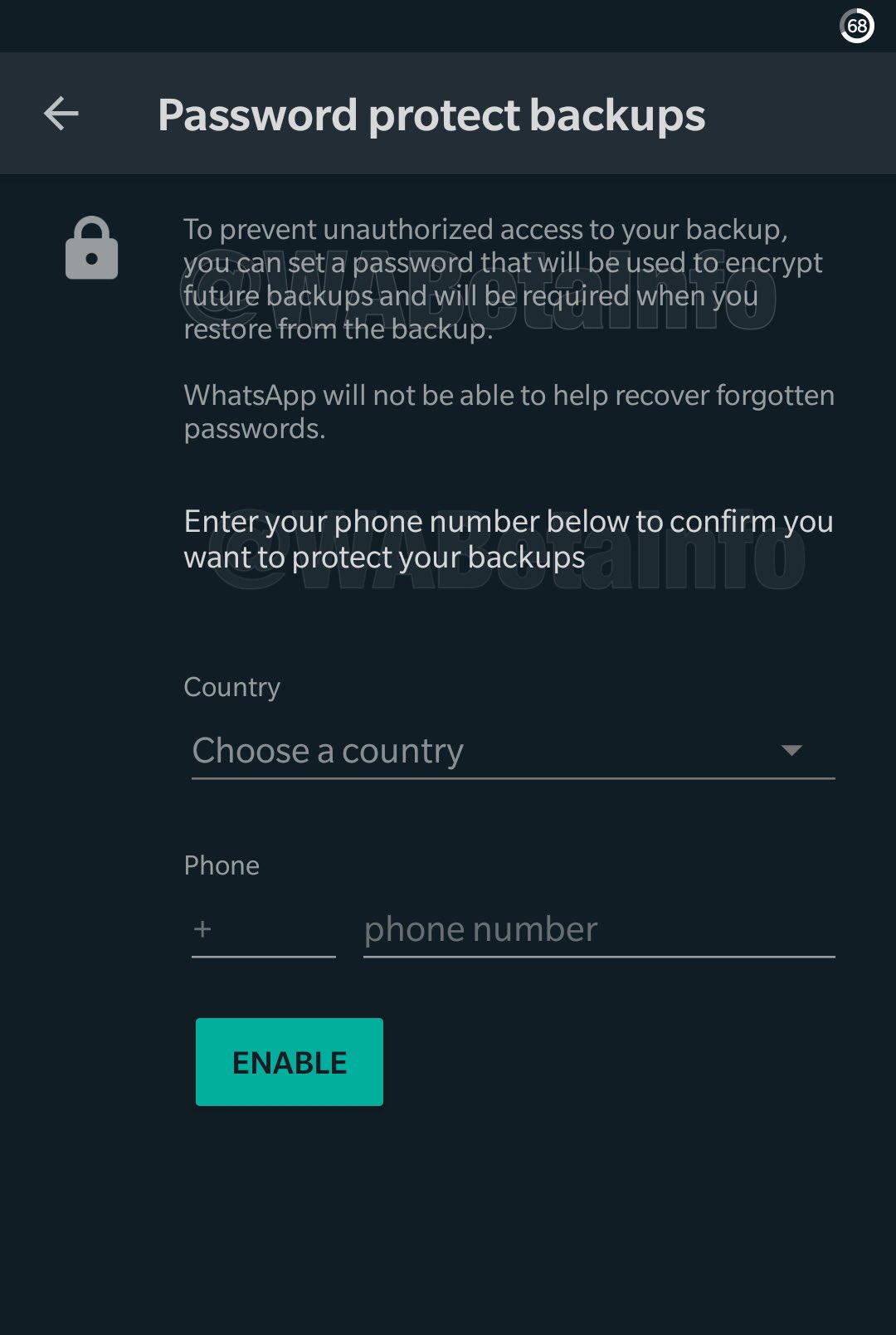 whatsapp encrypted chat backups wabetainfo 1