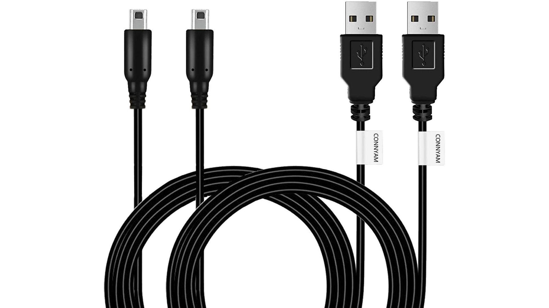 2 Pack 8ft Nintendo 3DS USB Charger Cable