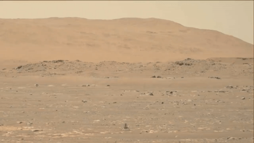First Video of NASAs Ingenuity Mars Helicopter in Flight In 1
