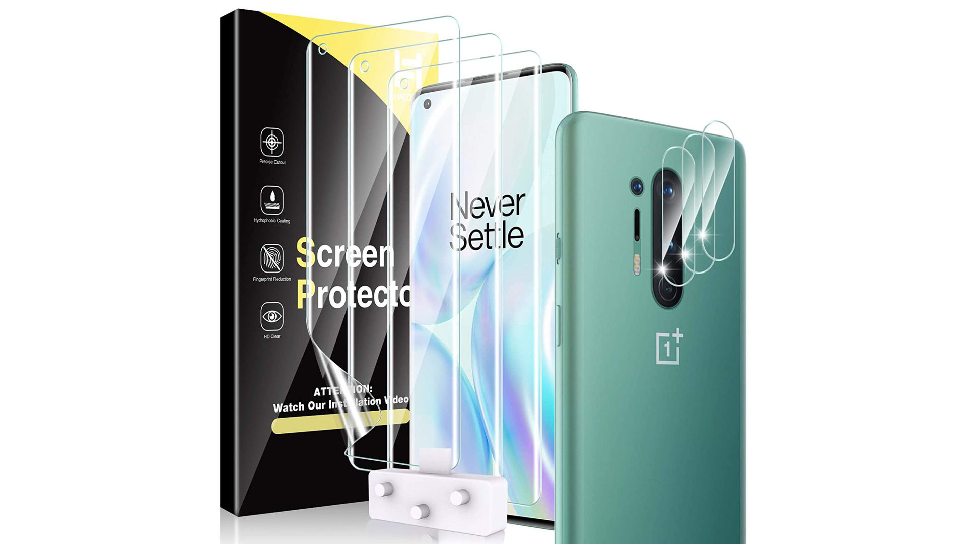 HATOSHI 3 Pack Flexible Screen Protector OnePlus 8 Pro