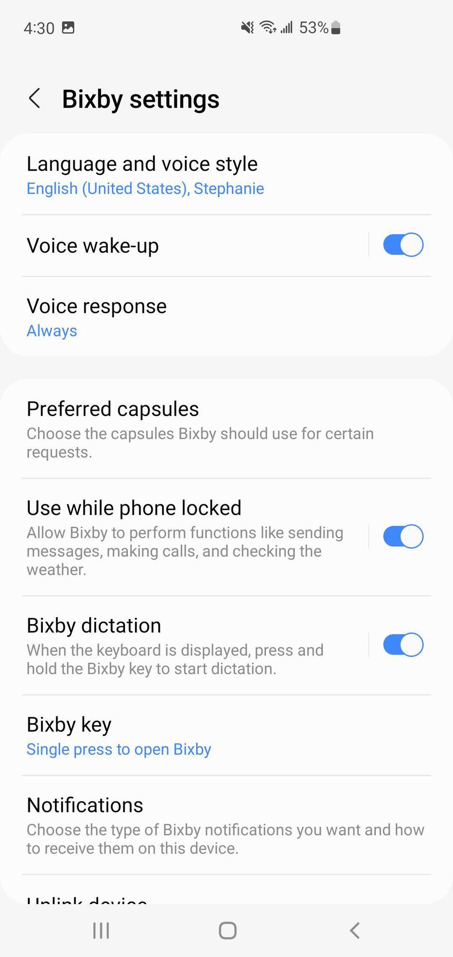 How to activate Bixby Voice wake up 2