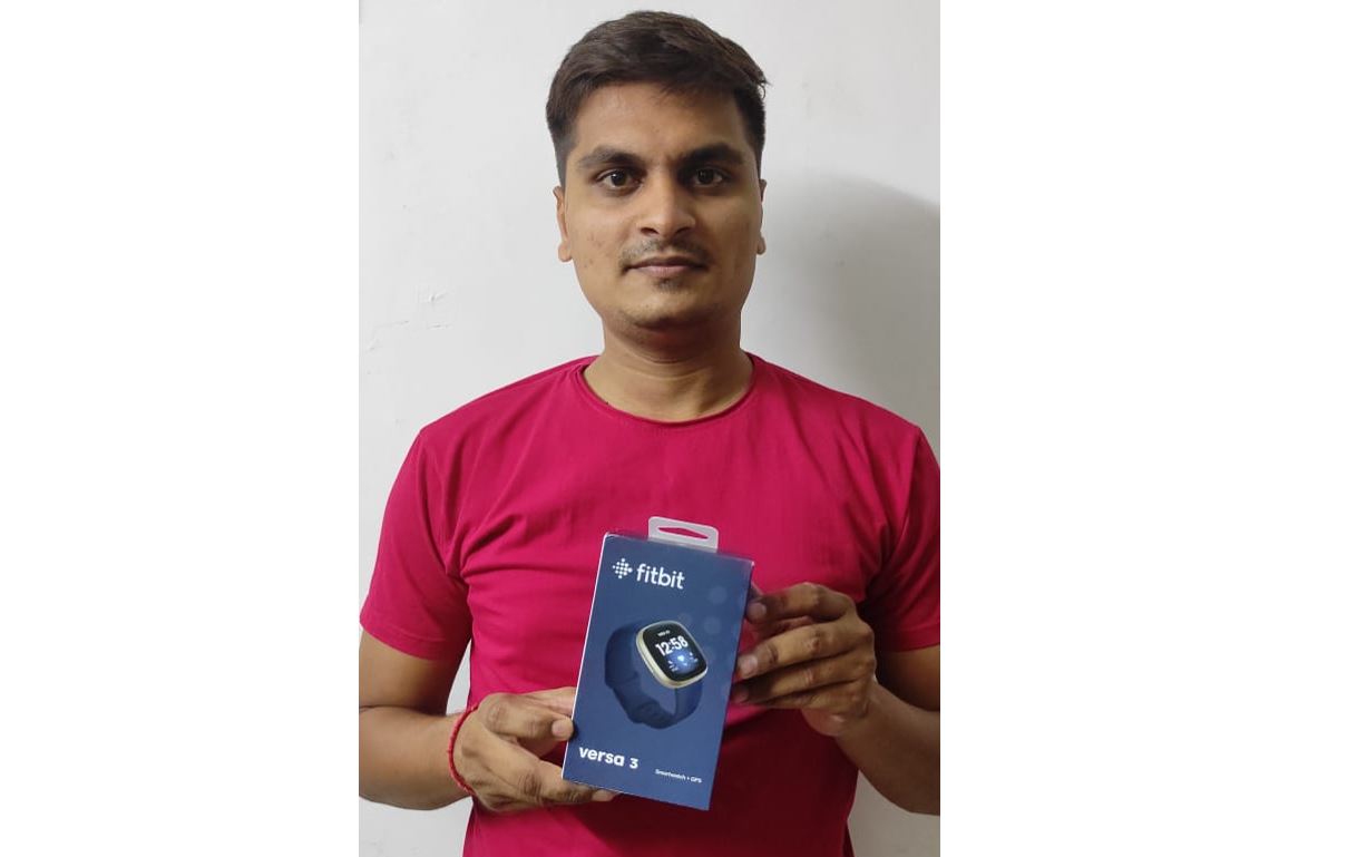 Mitesh M Fitbit Versa 3 Giveaway Winner