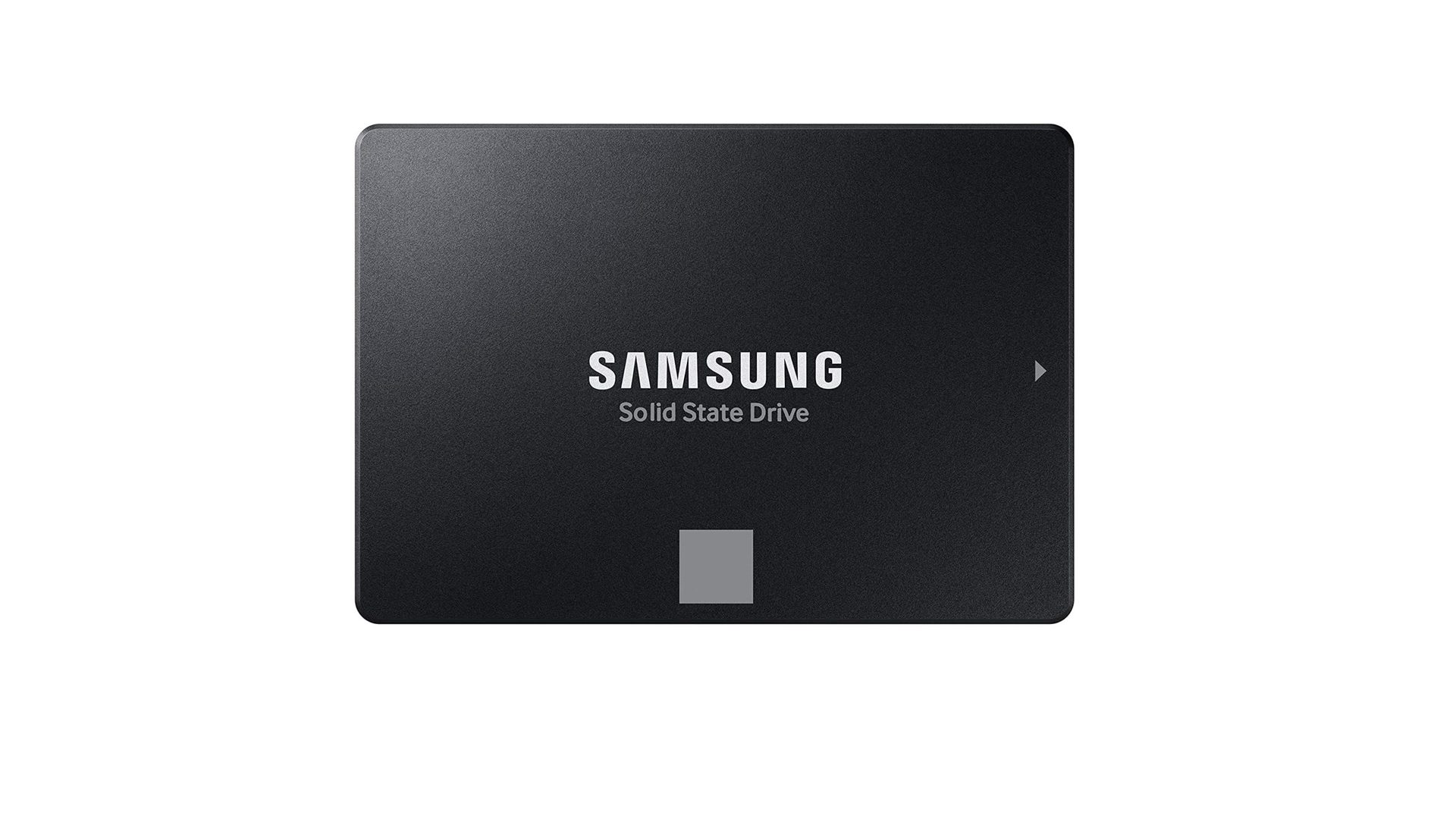 Samsung 870 Evo SSD on white background