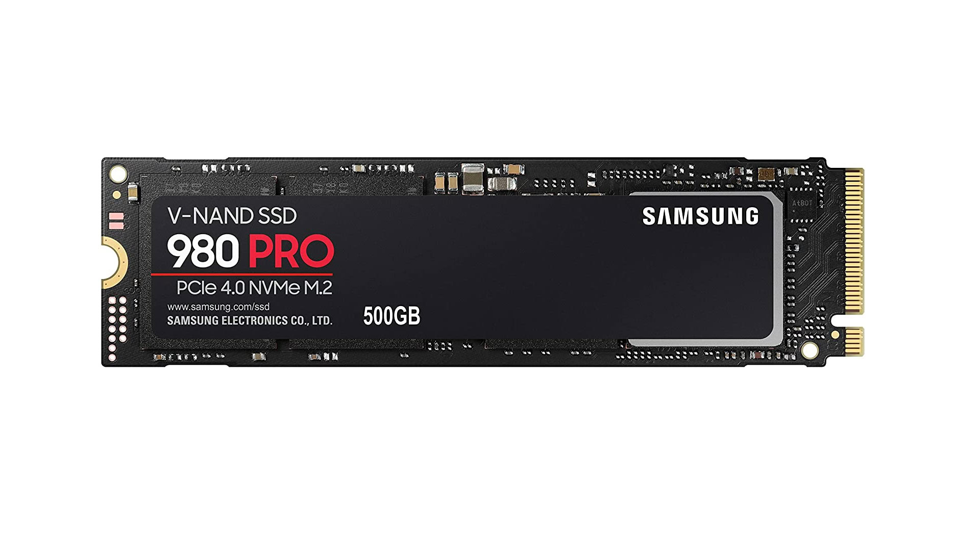 Samsung 980 Pro SSD on white background