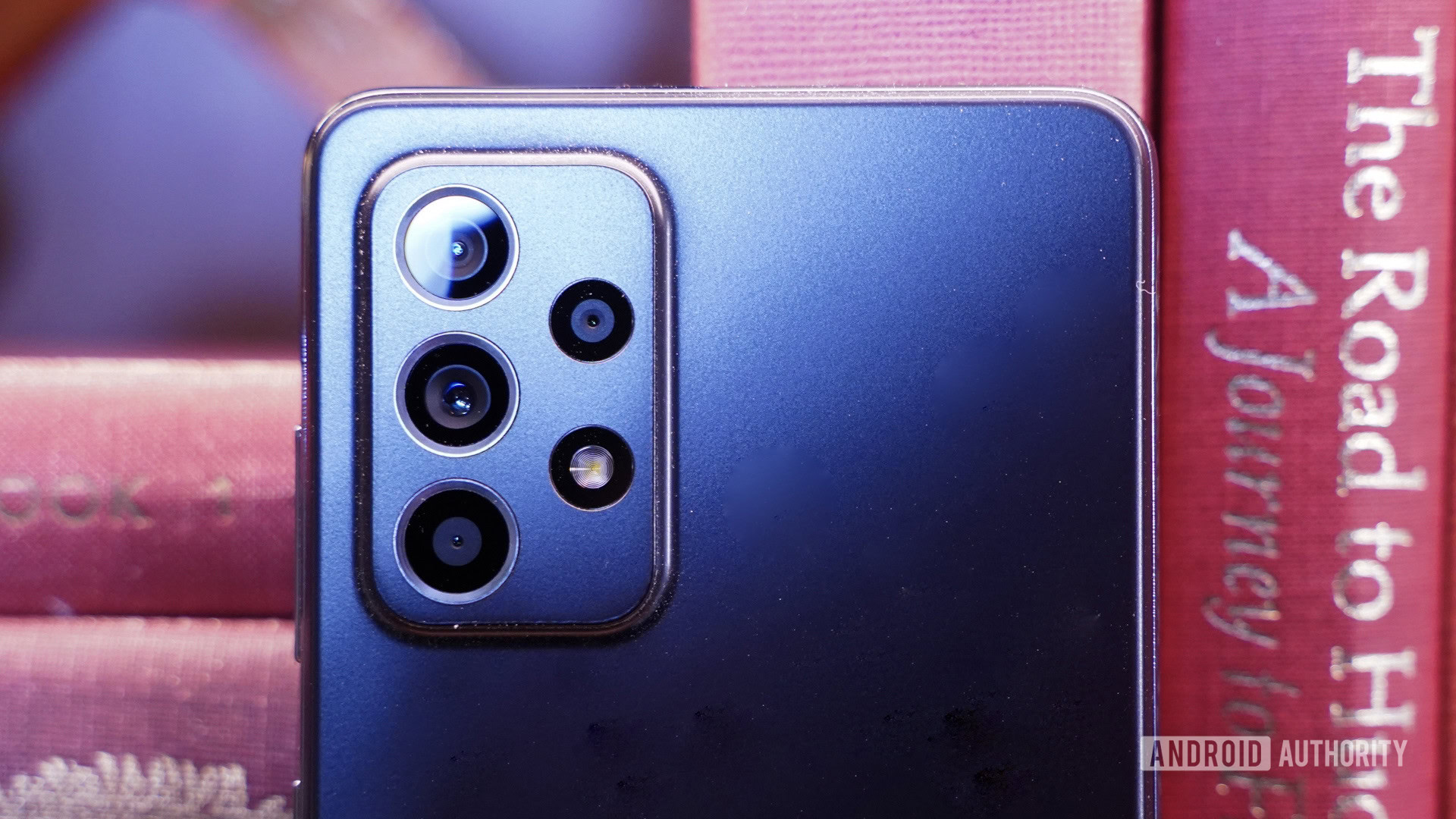 Samsung Galaxy A 52 5G camera module closeup