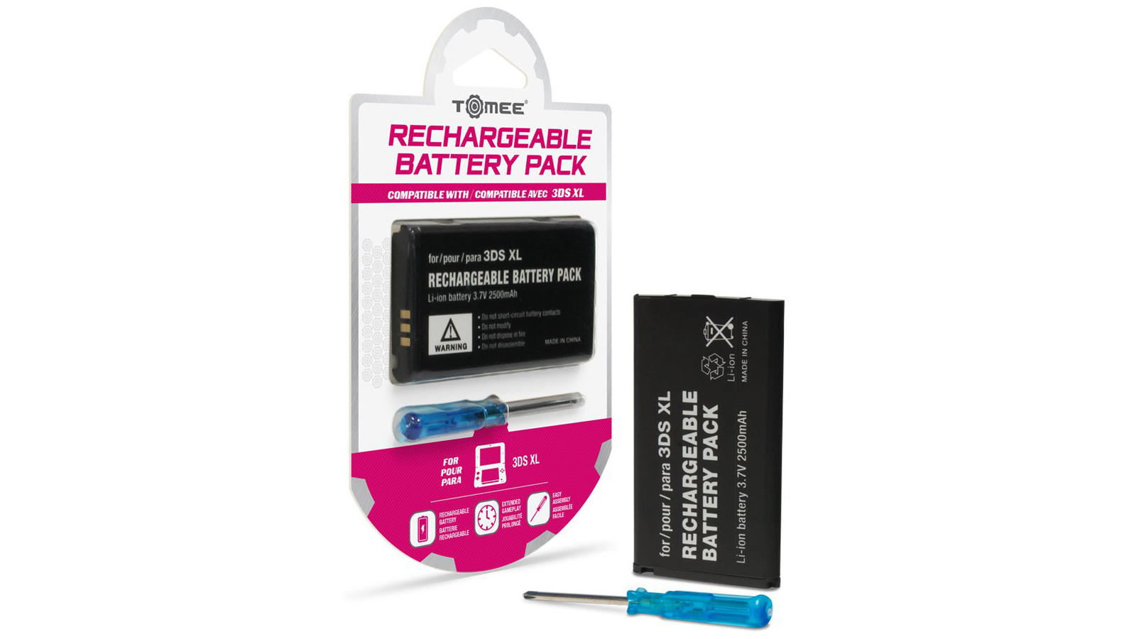 Tomee Rechargeable Battery Pack for New 3DS XL