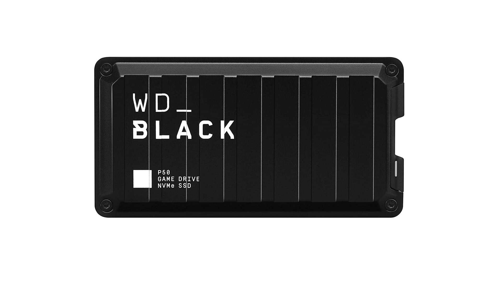 WD Black P50 SSD on white background