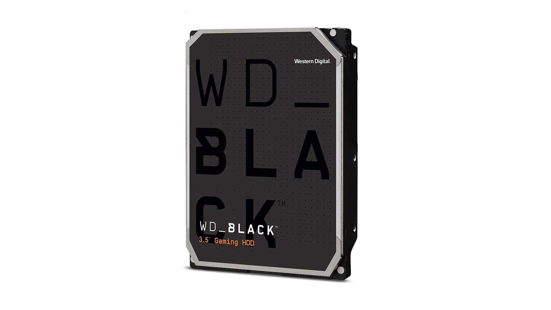 WD Black Performance hard drive on a white background