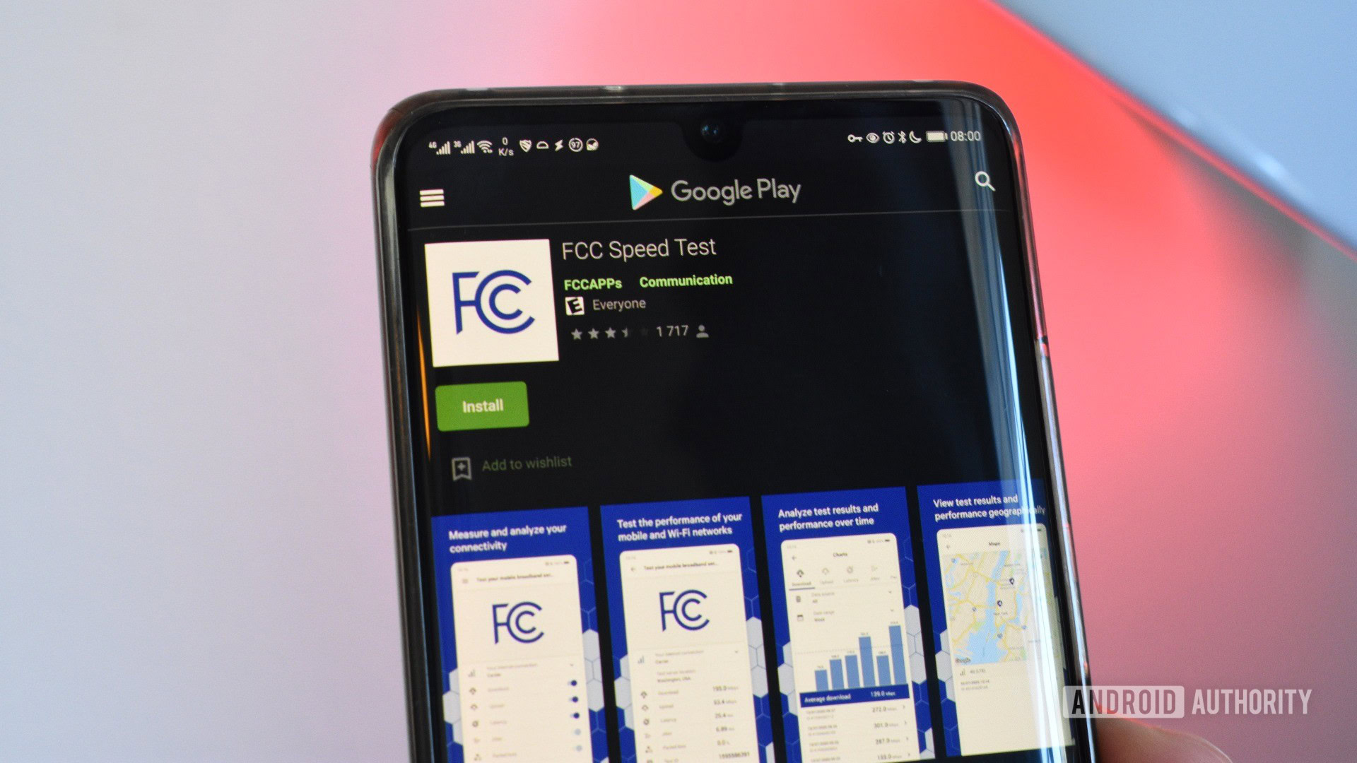 fcc speed test app google play