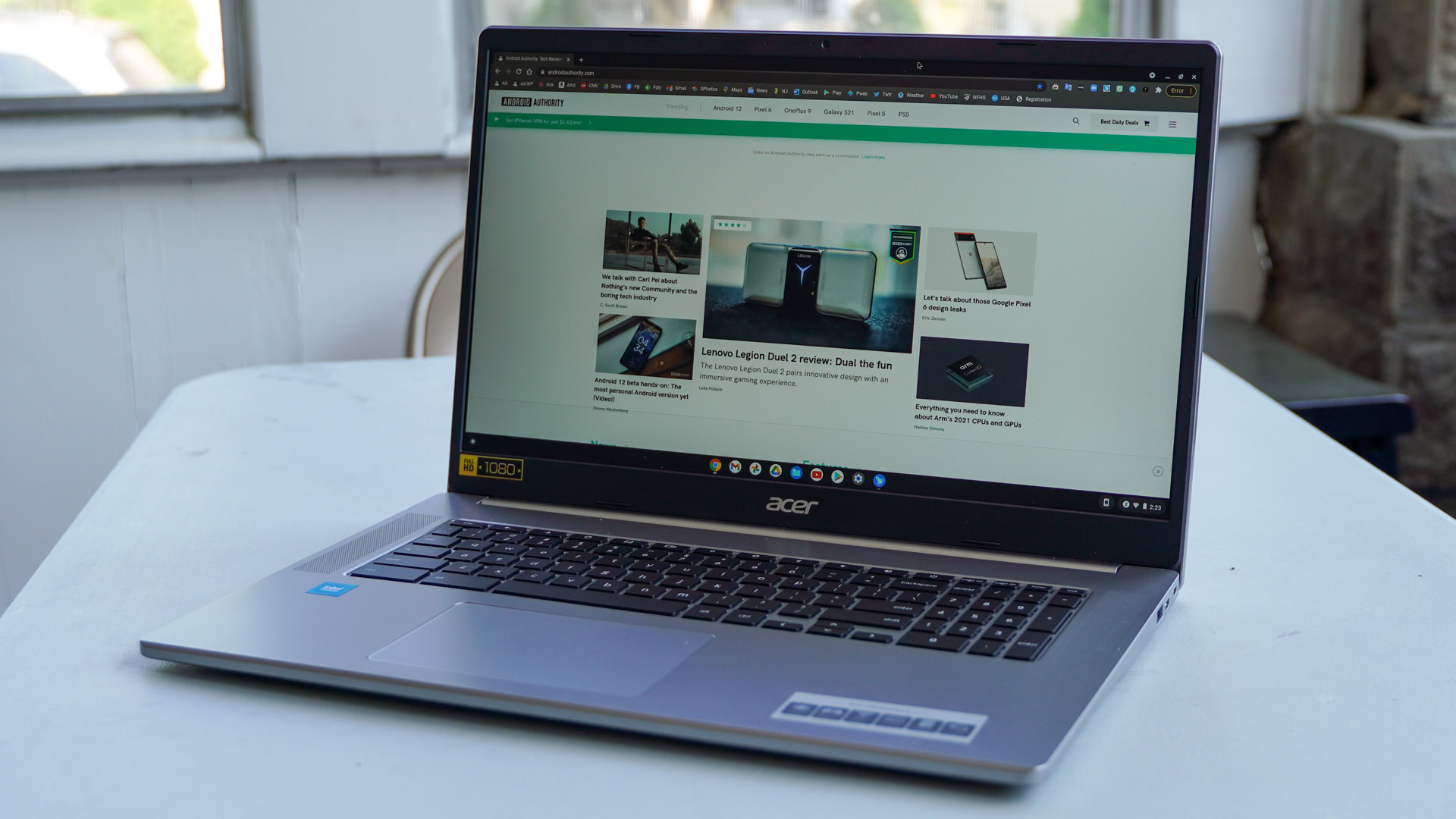 Acer Chromebook 317 right profile