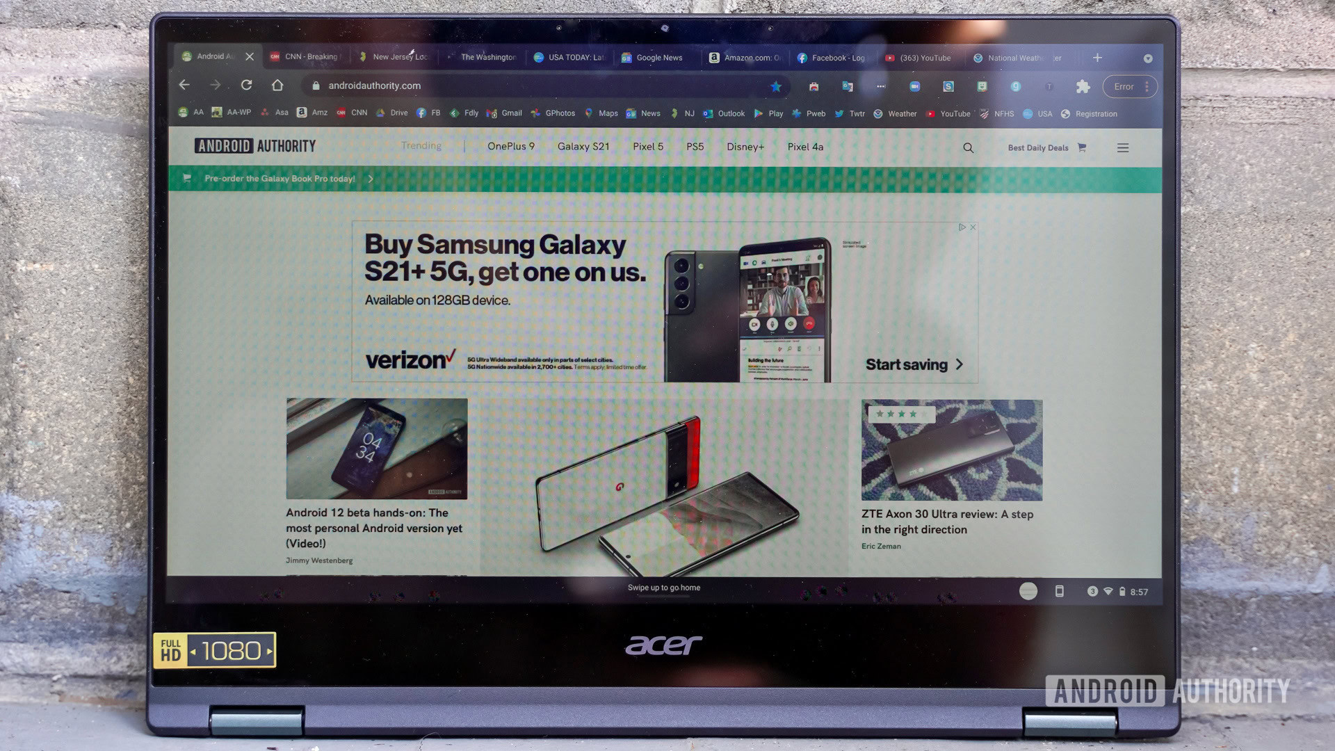 Acer Chromebook Spin 514 display