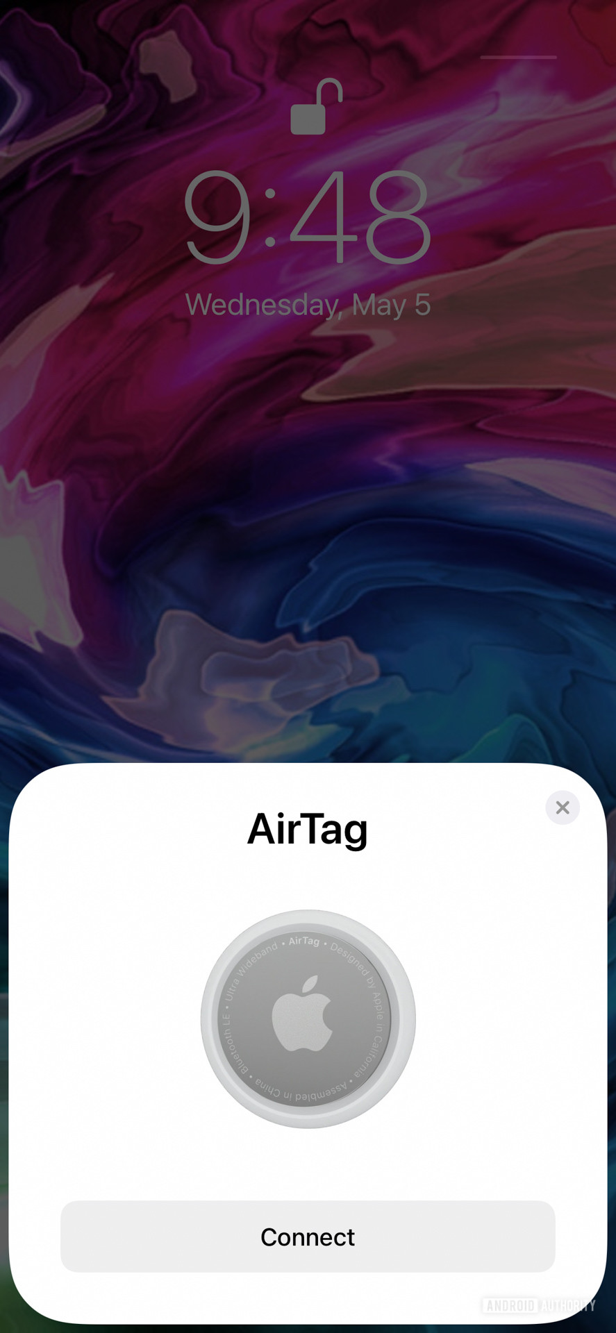 Apple AirTag setup