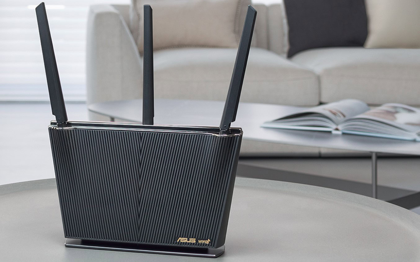 Asus Wi Fi 6 Dual Band Gigabit Wireless Router Promo Image