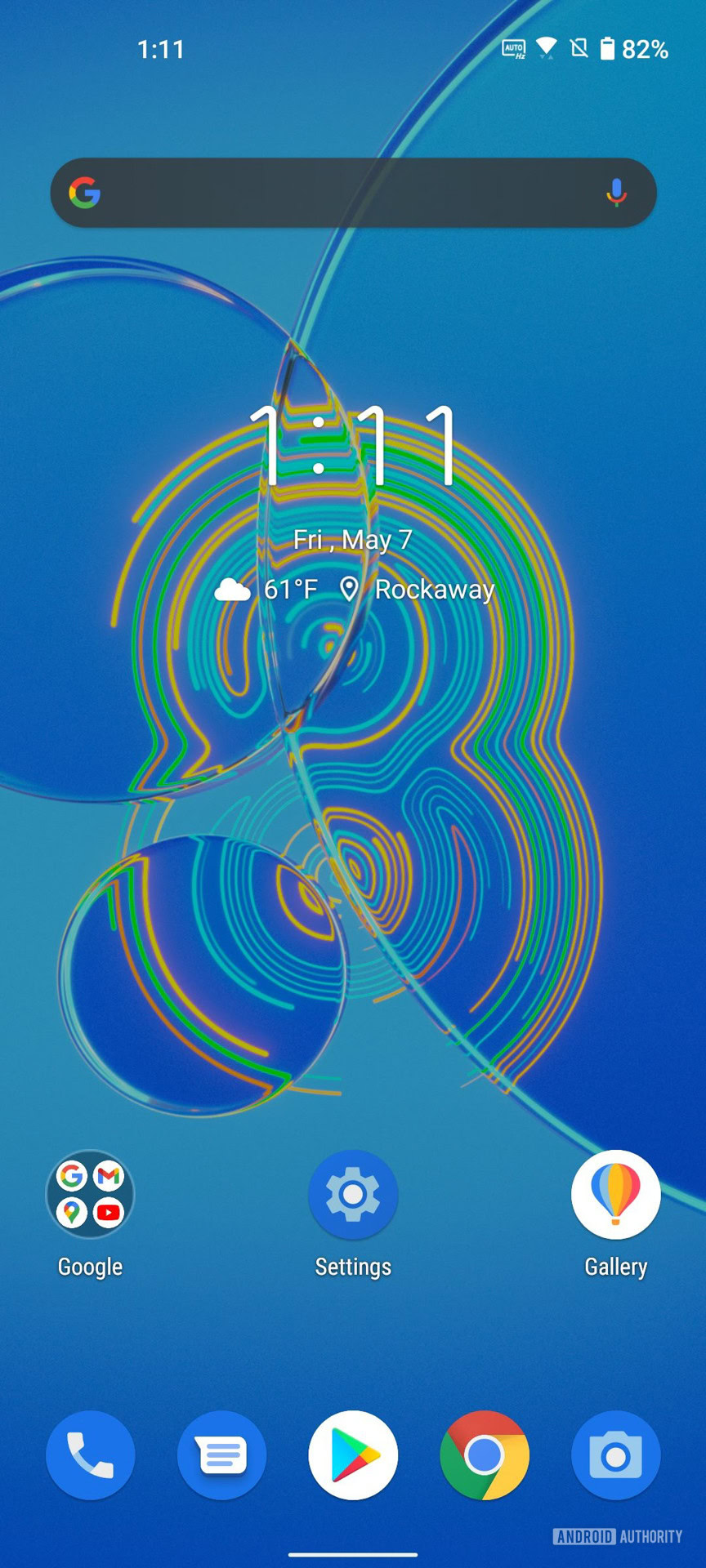 Asus Zenfone 8 home screen