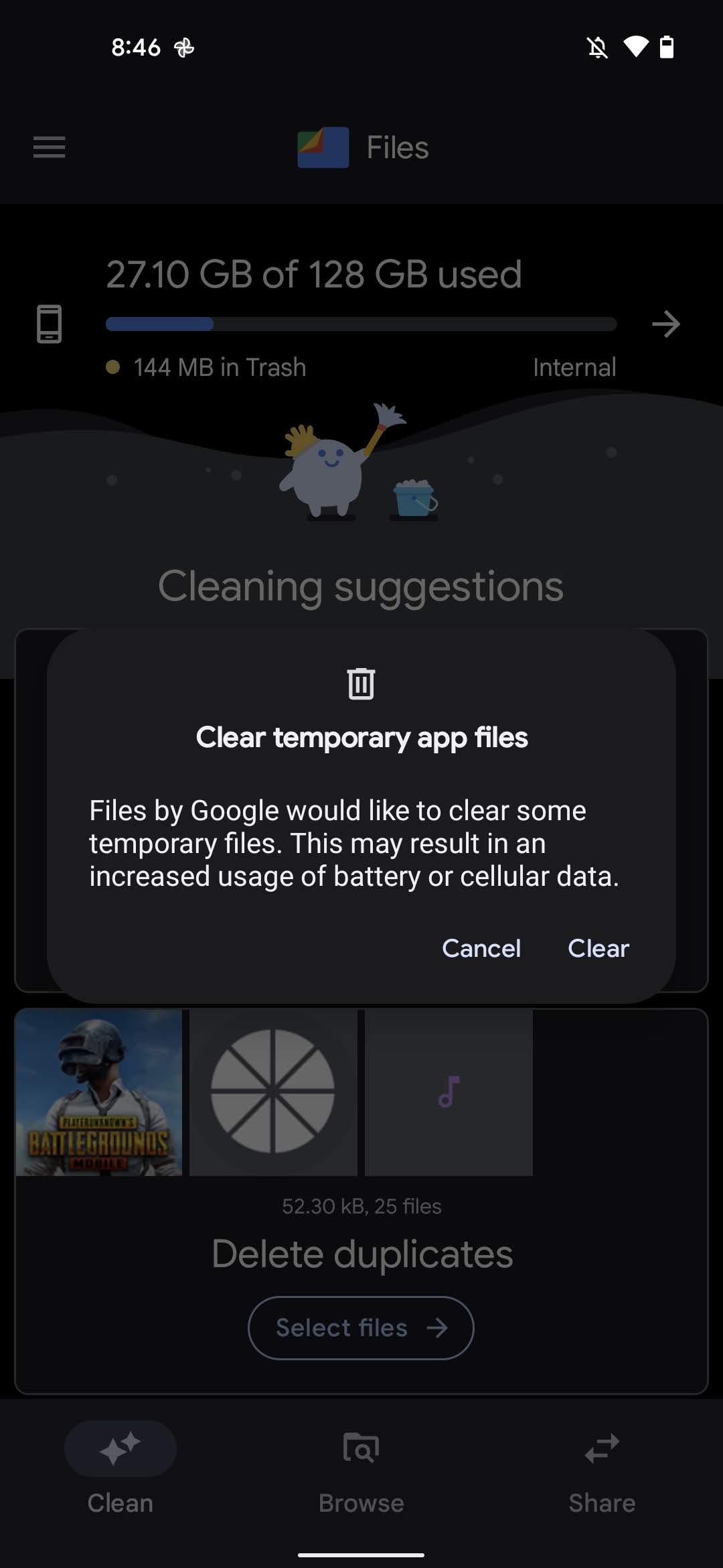 Files Clean feature 2