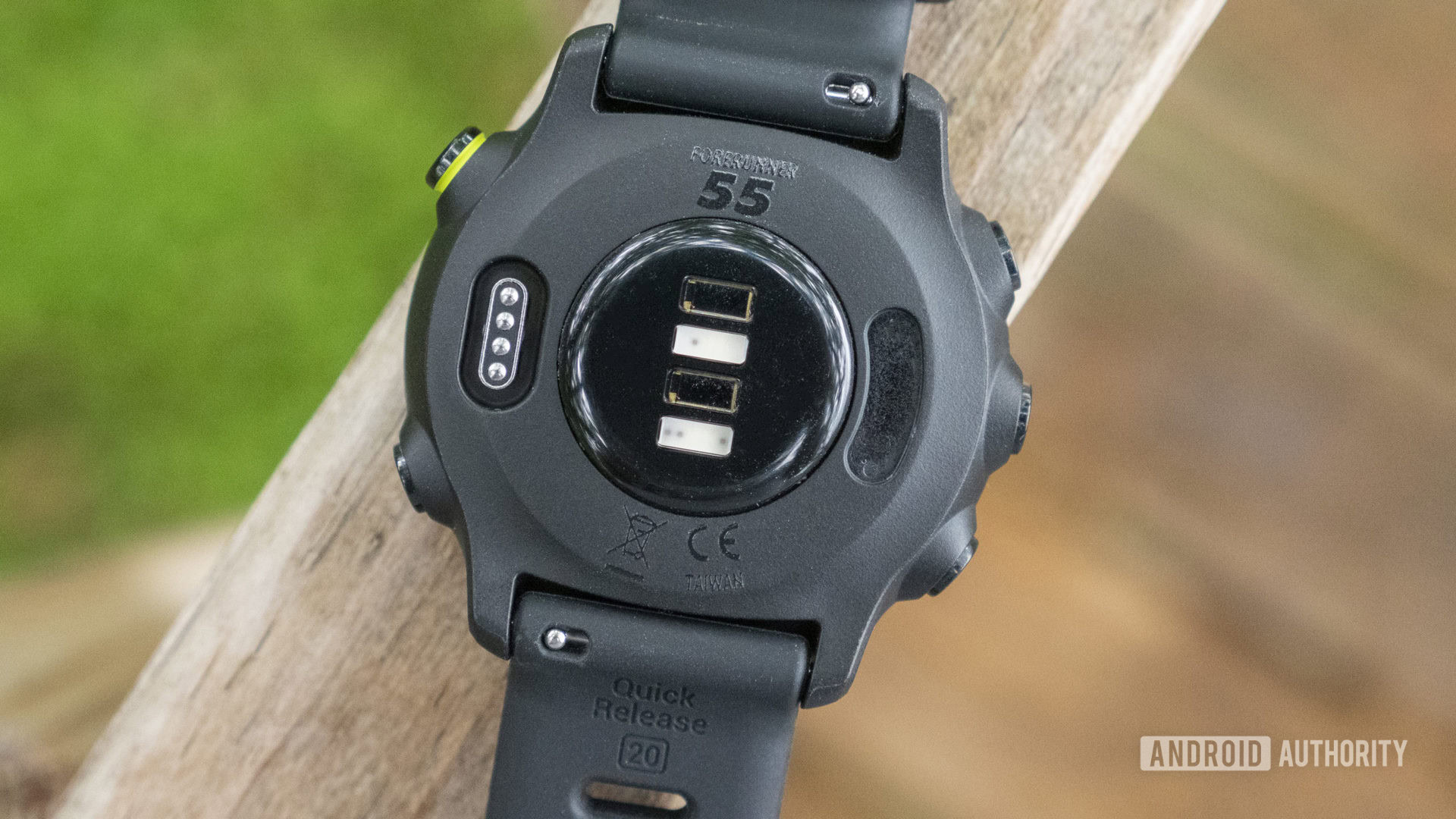 Garmin Forerunner 55 review heart rate sensor