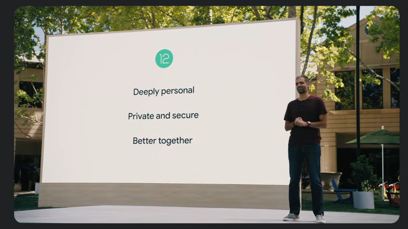 Google IO 2021 Sameer Samat talks Android 12 1