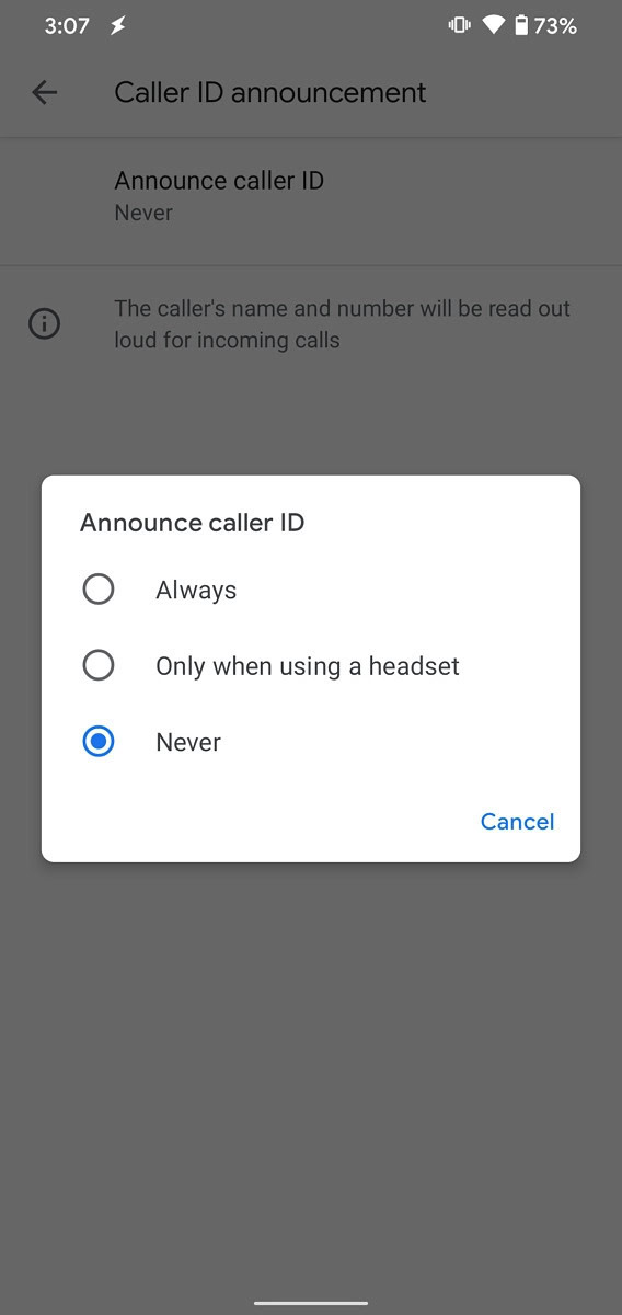 Google Phone Caller ID 3
