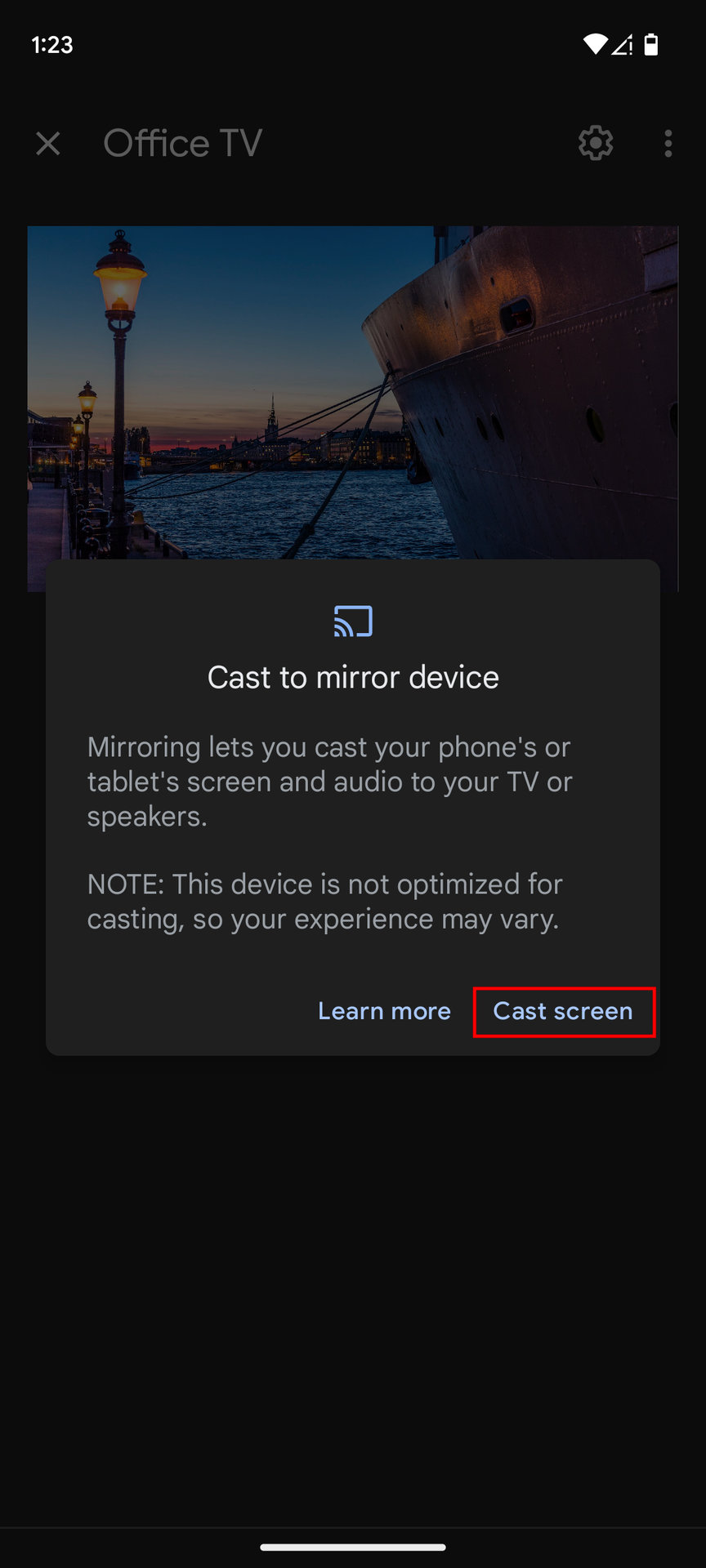 How to mirror your smartphone to Chromecast 4
