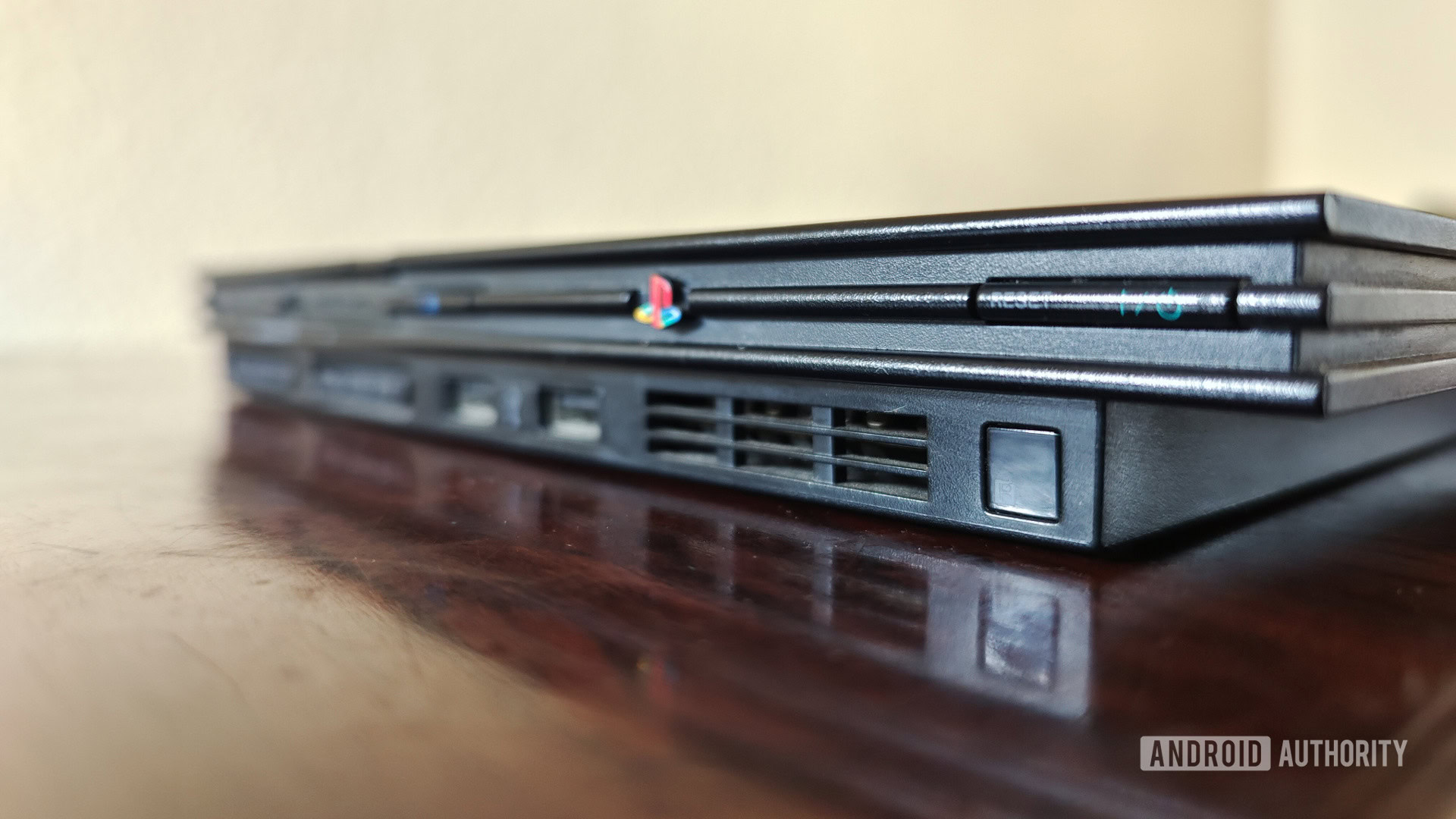 The PS2 Slim console, one of the AA team's favorite gaming consoles.