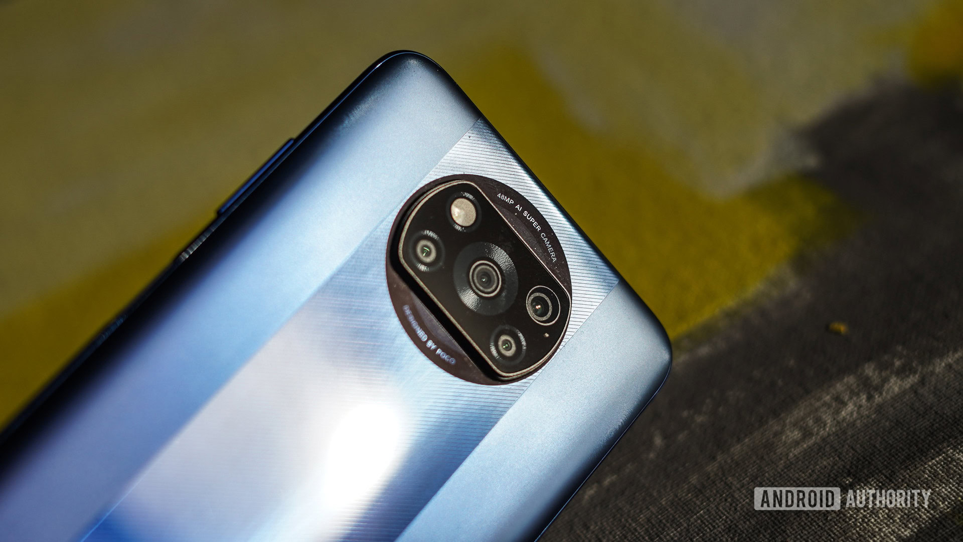 POCO X3 Pro camera close up