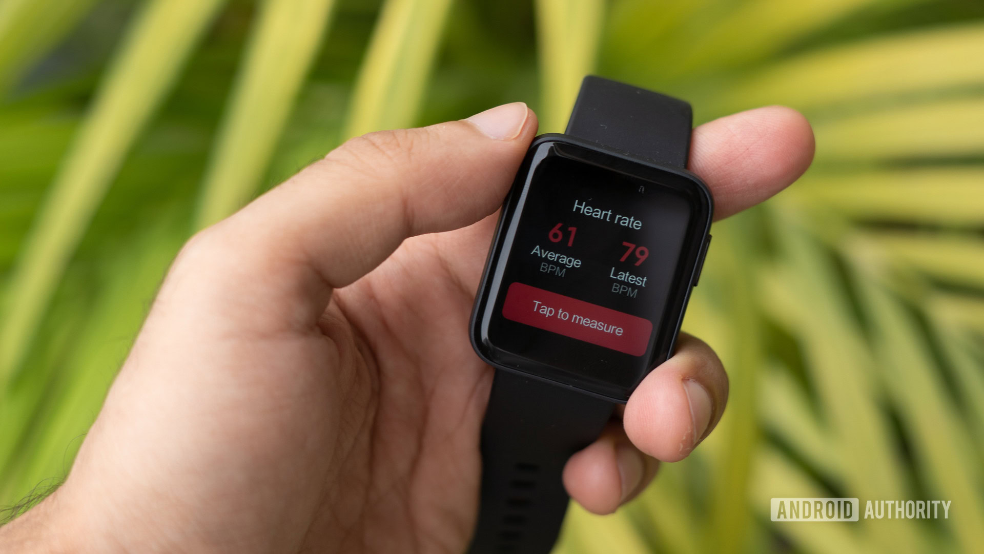 Redmi Watch review showing heart beat