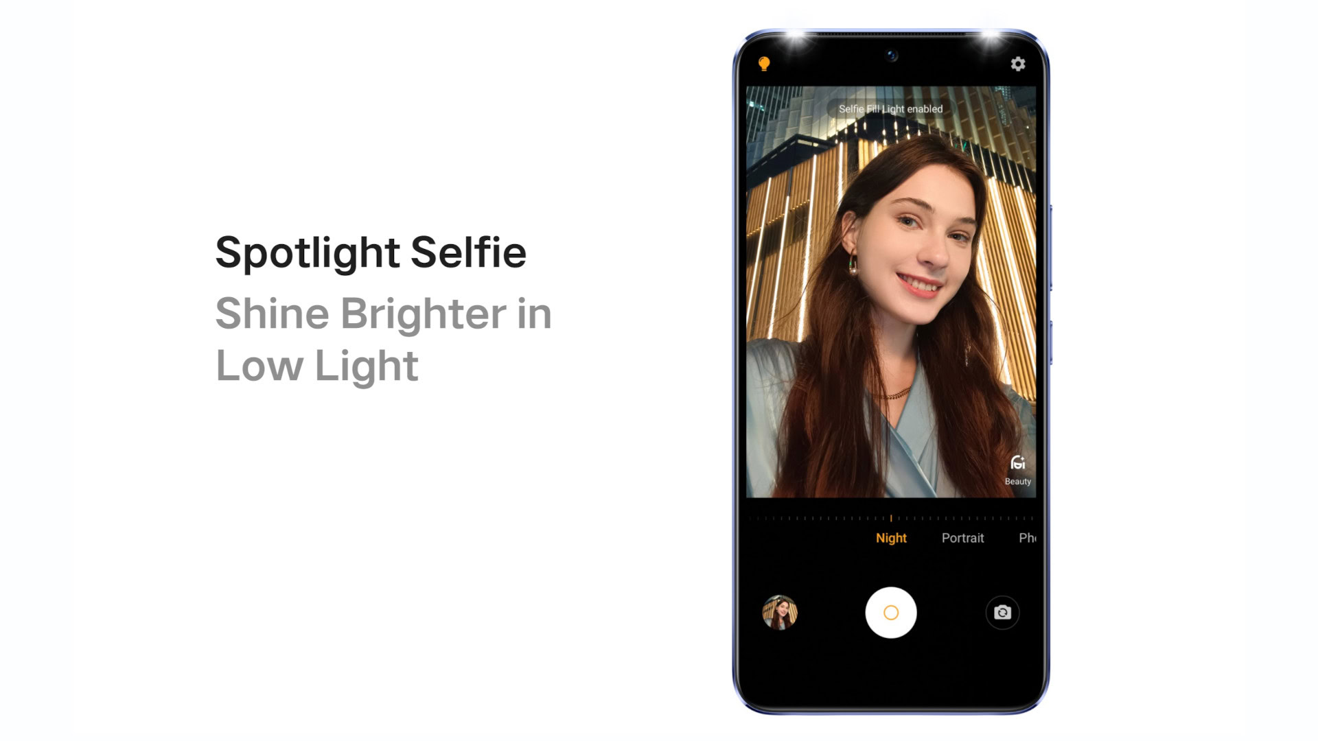 Vivo v21 spotlight selfie