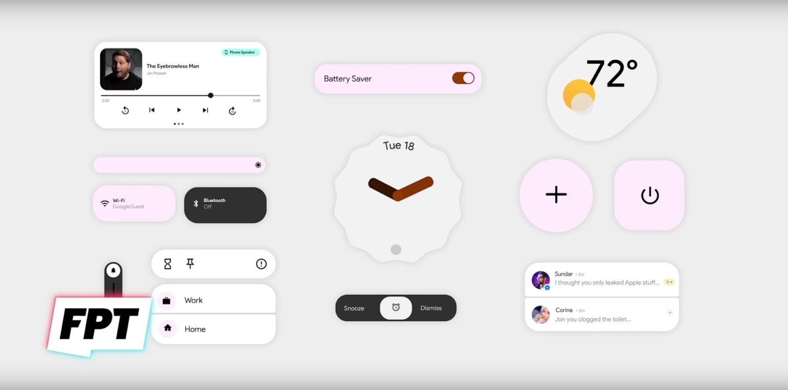 Latest Android 12 UI leak showcases changes to widgets and notifications