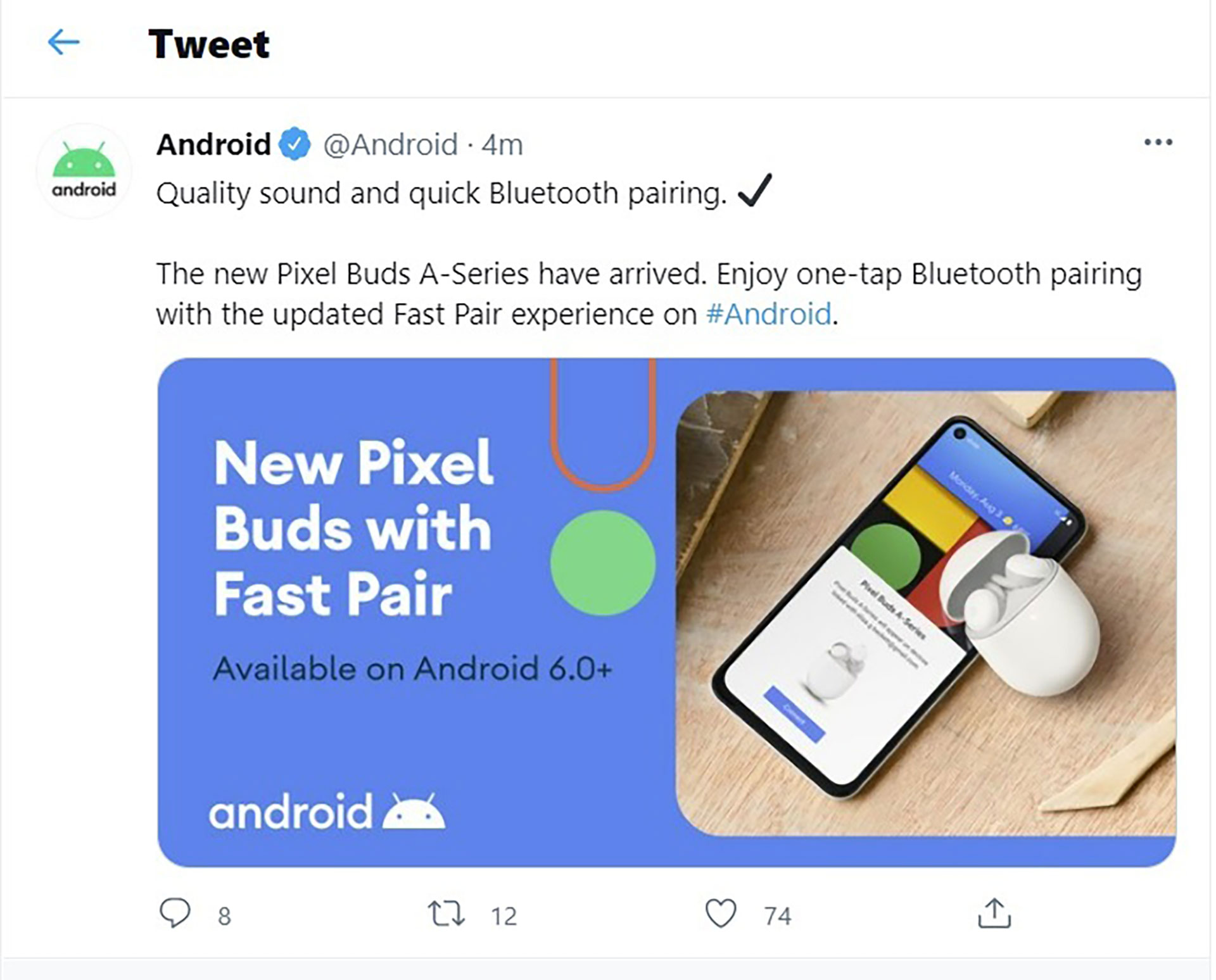 google pixel buds 2021 tweet